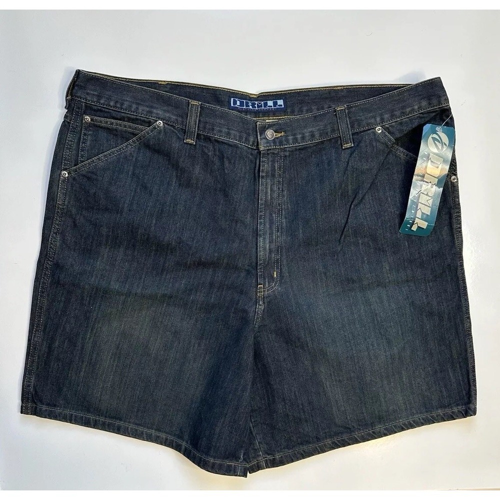 NWT Y2K VTG Drill Clothing‎ Company Baggy Loose Fit Denim Shorts / Men's Size 46